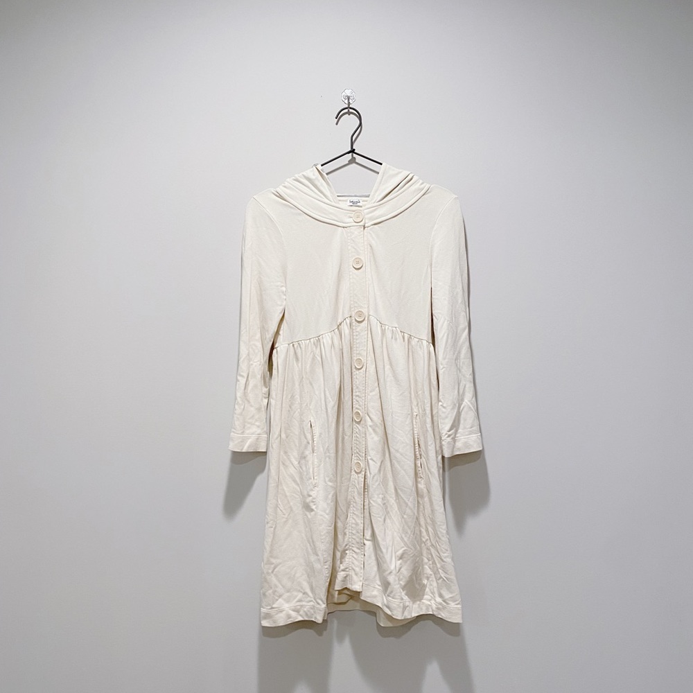 Button-Up Hooded Dress
